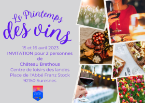 Invitation au salon des vins de Suresnes