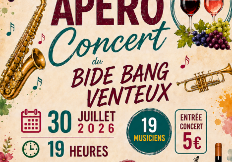 Affiche apéro concert